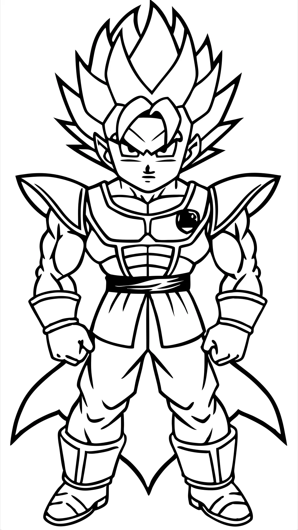 dragon ball z trunks coloring pages